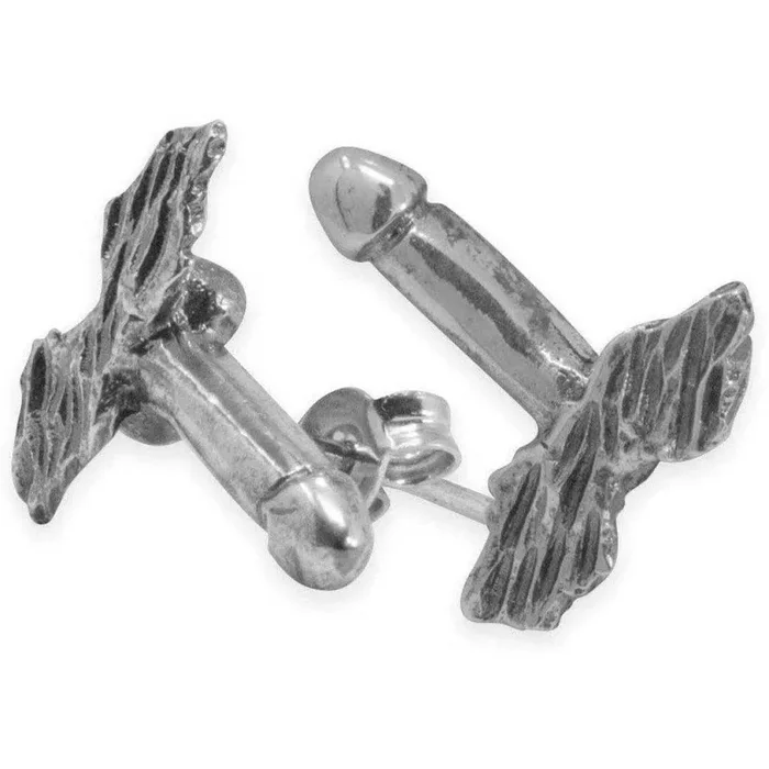 Orecchini lobo con Fallo Alato di Pompei Sconti