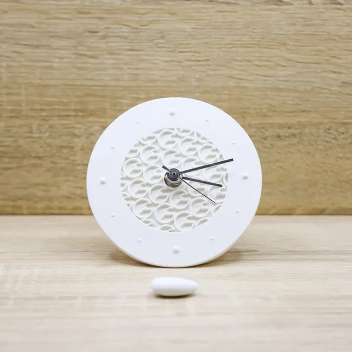 Orologio Avorio con G in Rilievo Gattinoni