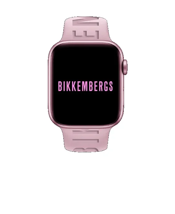 Orologio smartwatch Bikkembergs Cassa Pink 43mm x 38mm x 11mm, Cinturino silicone Pink, Display Retina