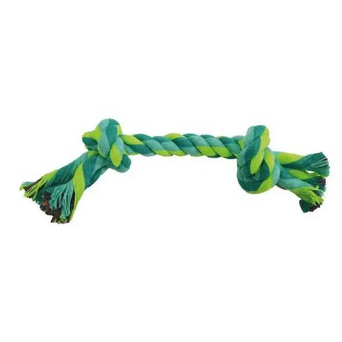 Osso in cotone alla menta per cani