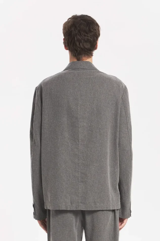 Overshirt Visal Maroco Grigio – Barena Venezia - immagine 3