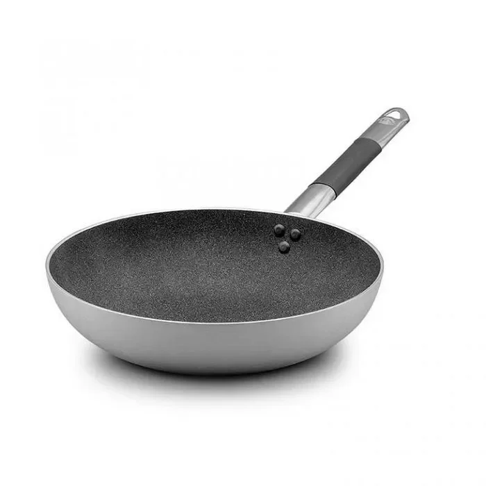 Padella Shark Skin svasata alta in alluminio 3mm – 1 manico