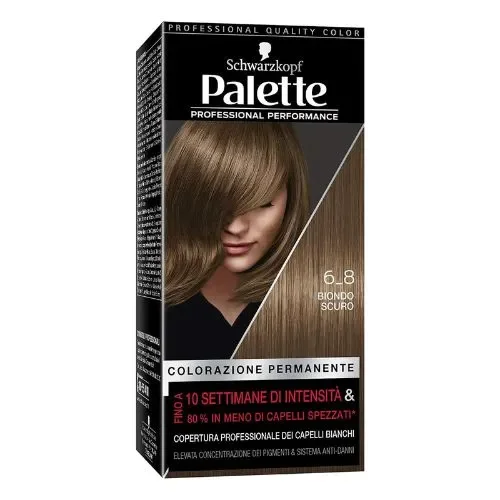 Palette colorazione permanente 6 8 biodo scuro