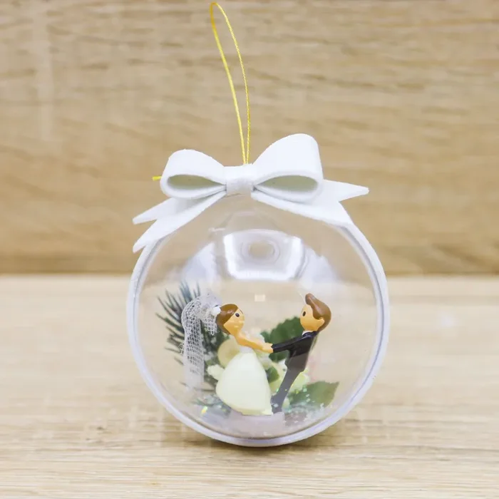Palla di Natale con Sposi In saldo - immagine 2