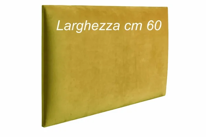 Pannello imbottito da parete larghezza cm 60 x varie altezze – Poggiatesta testiera letto (SD)