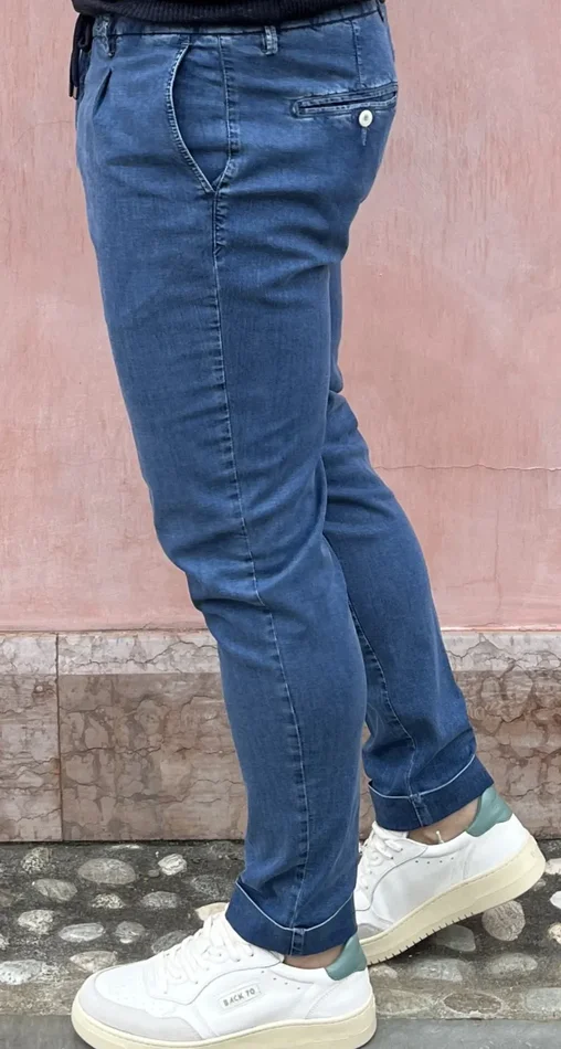 PANTA LACCIO DENIM - immagine 2
