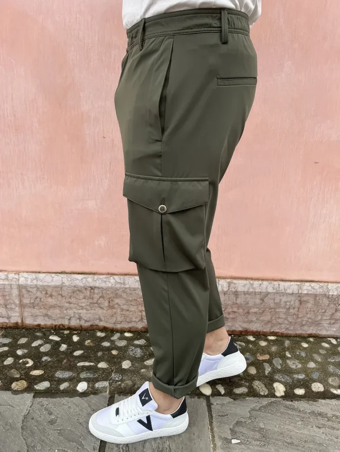 PANTALONE FLUIDO CARGO - immagine 2
