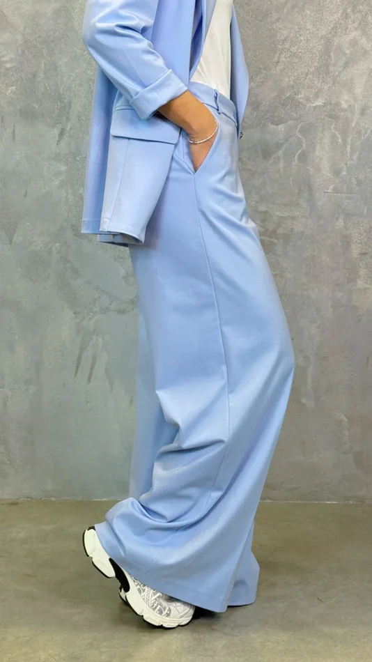 PANTALONE PALAZZO IN PUNTO MILANO - immagine 2