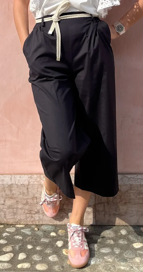 PANTALONE POPELINE 3/4 Online ora - immagine 3