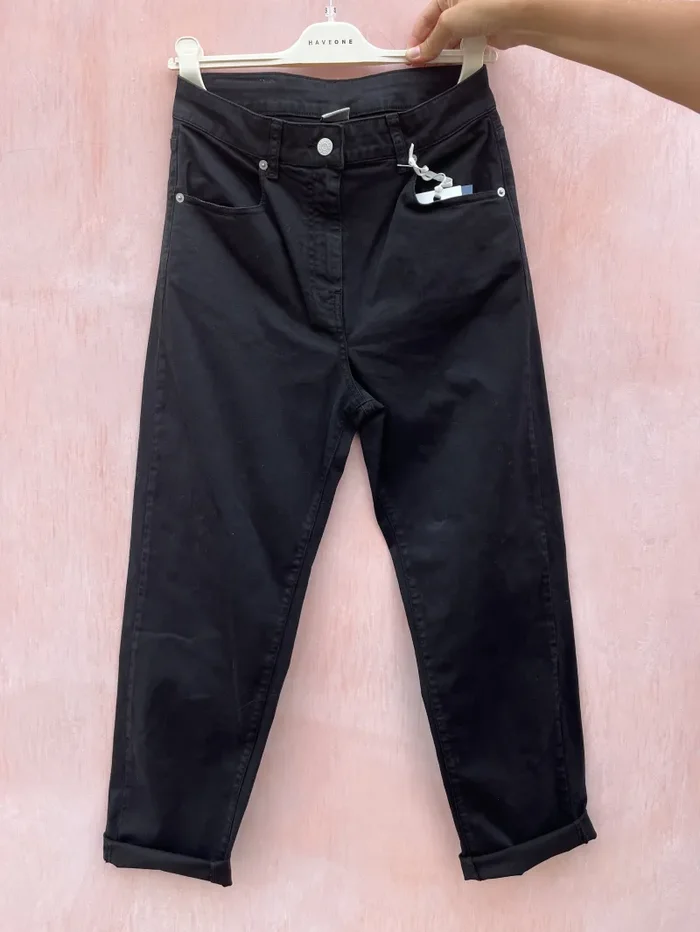 PANTALONE REGOLARE VITA ALTA - immagine 3