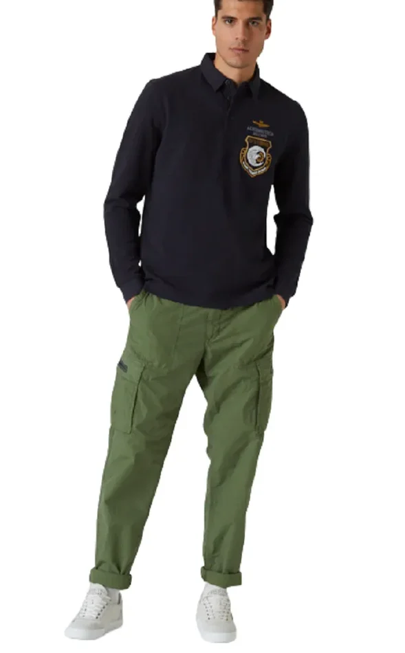 Pantalone Uomo Aerounatica Militare Art. 231PA1515CT3070 P-E 23 Colore foto misura a scelta - immagine 2