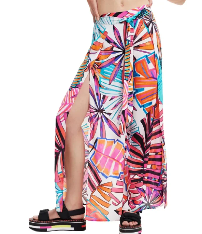 Pantaloni donna con apertura tropicale Desigual Art. 23SWMW08 P-E 23 Colore e misura a scelta