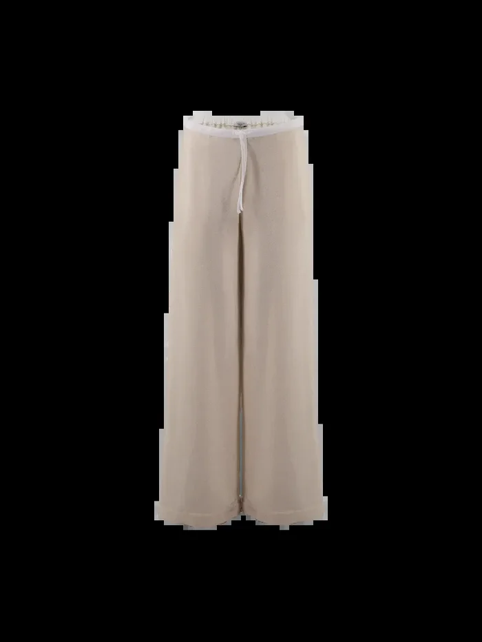Pantaloni in twill gold