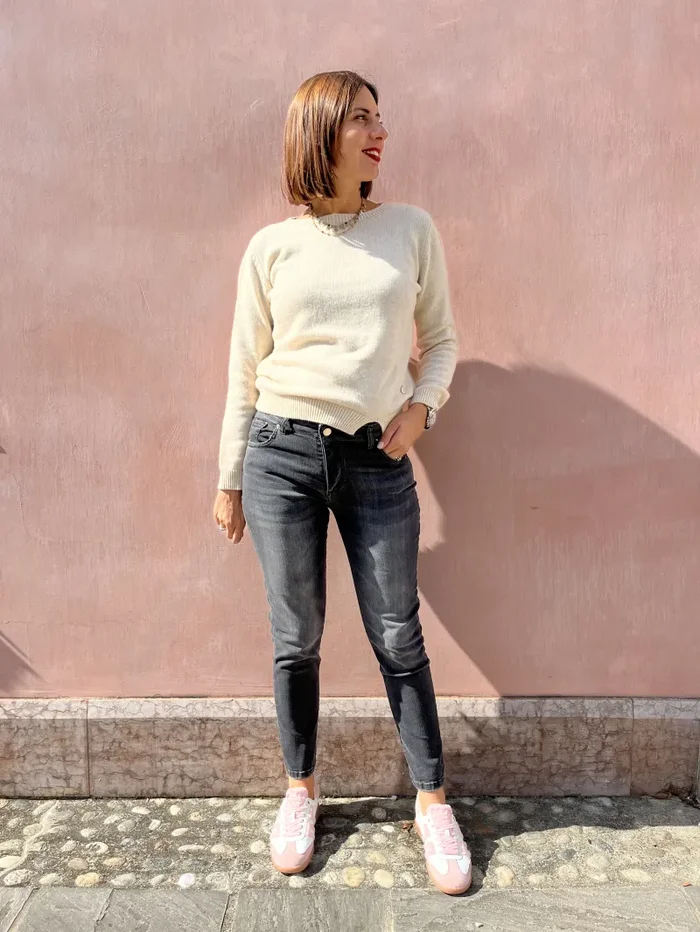 PARICOLLO CASHMERE CON SPACCHETTI - immagine 2