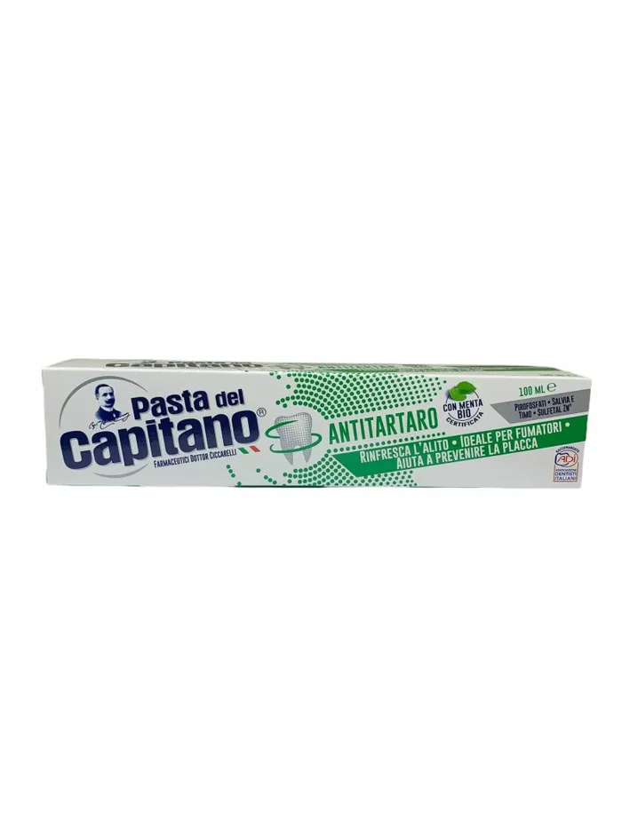 Pasta del capitano dentifricio antitartaro con salvia e timo 100 ml