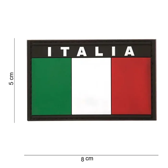 Patch 3D PVC Bandiera Italia