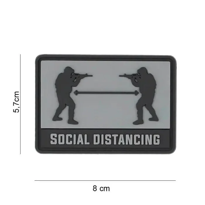 Patch 3D PVC Distanziamento Sociale