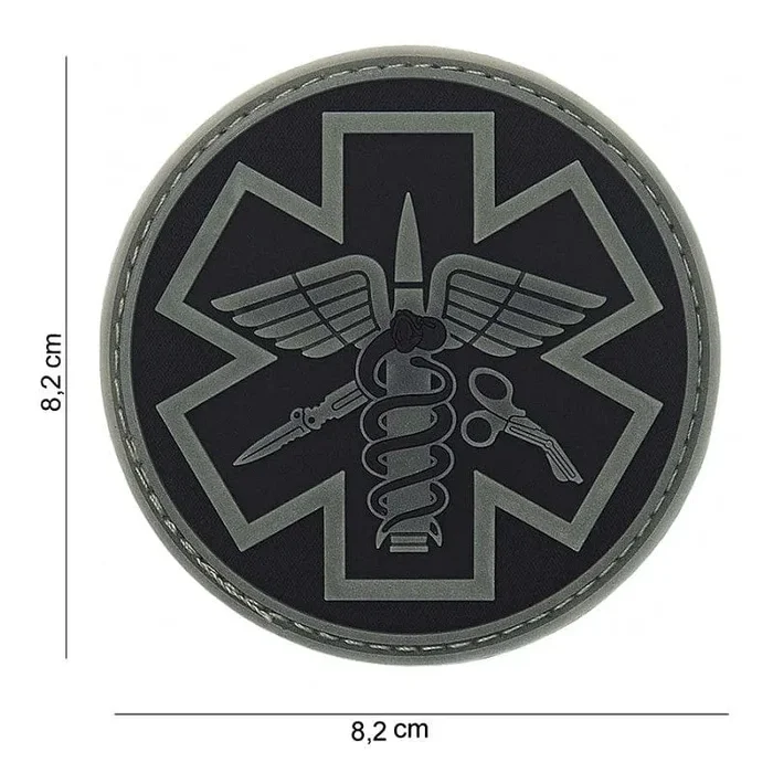 Patch 3D PVC Paramedico