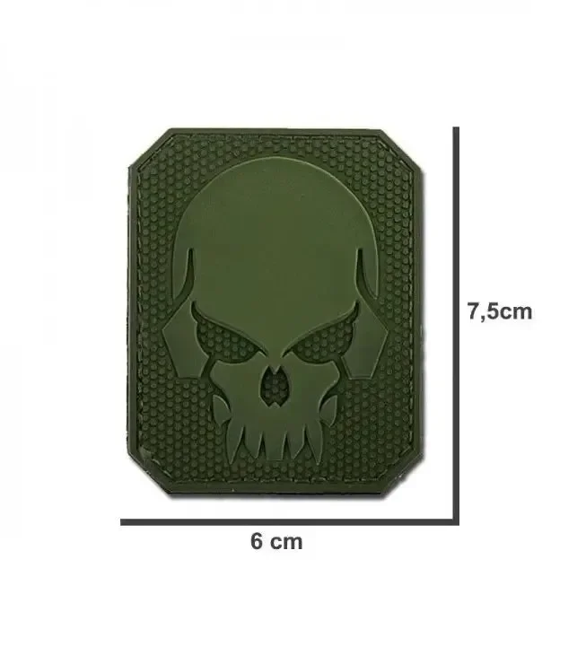 Patch 3D PVC Pirate Teschio