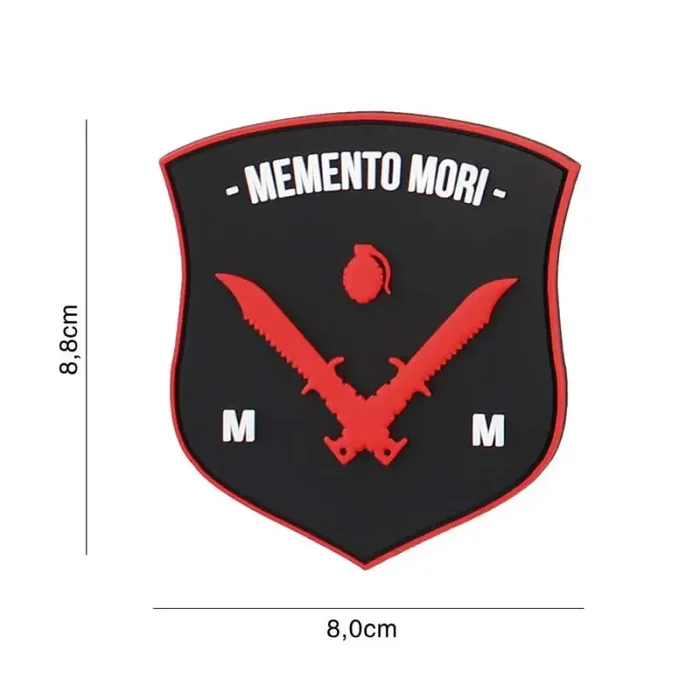 Patch 3D PVC Pugnale Momento Mori