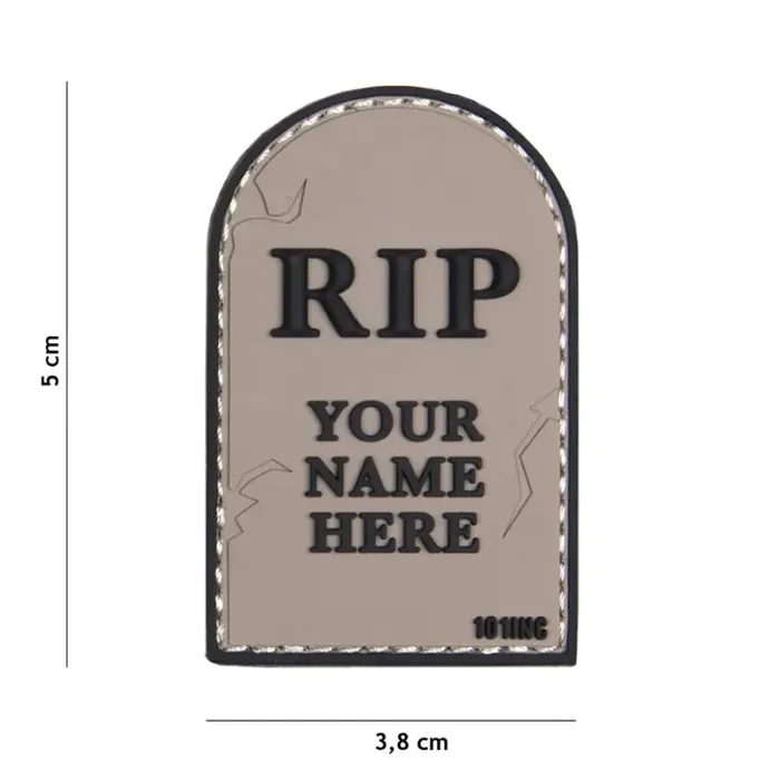 Patch 3D PVC R.I.P.
