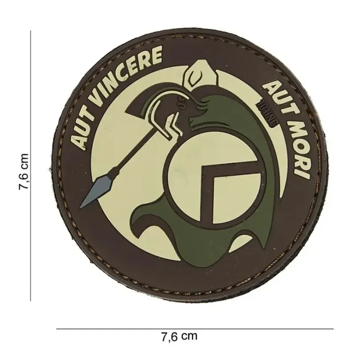 Patch 3D PVC Spartan Aut Vincere Aut Mori
