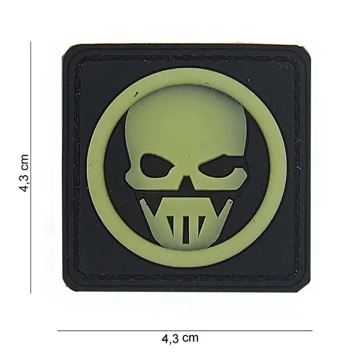 Patch Ghost 3D in PVC Fluorescente Moda