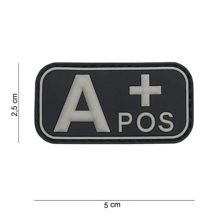 Patch in pvc Gruppo Sanguigno A+