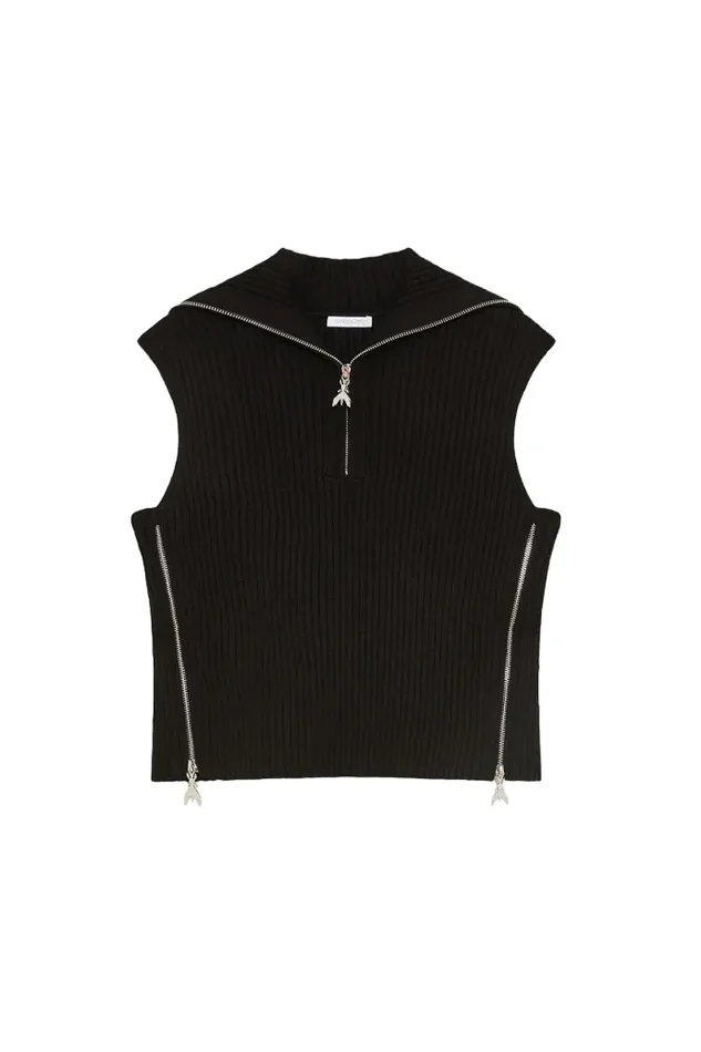 Patrizia Pepe Top in look a coste 2K0295 K219