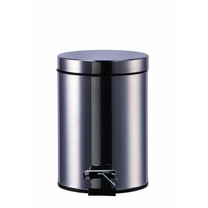 Pattumiera con pedale in acciaio 3 litri