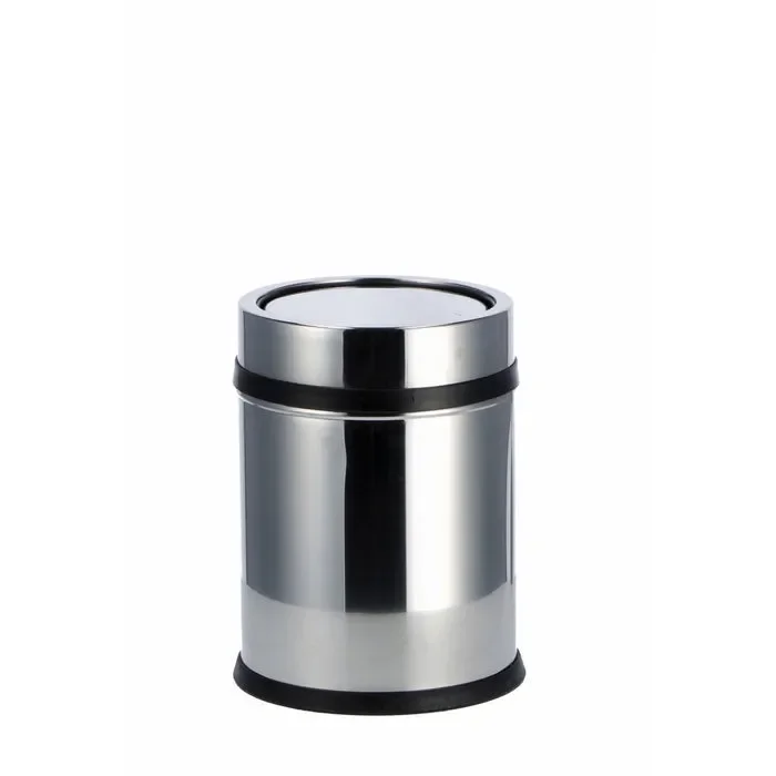 Pattumiera in acciaio