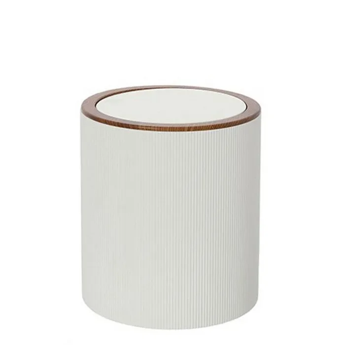 Pattumiera tonda da bagno in plastica 5 litri – London