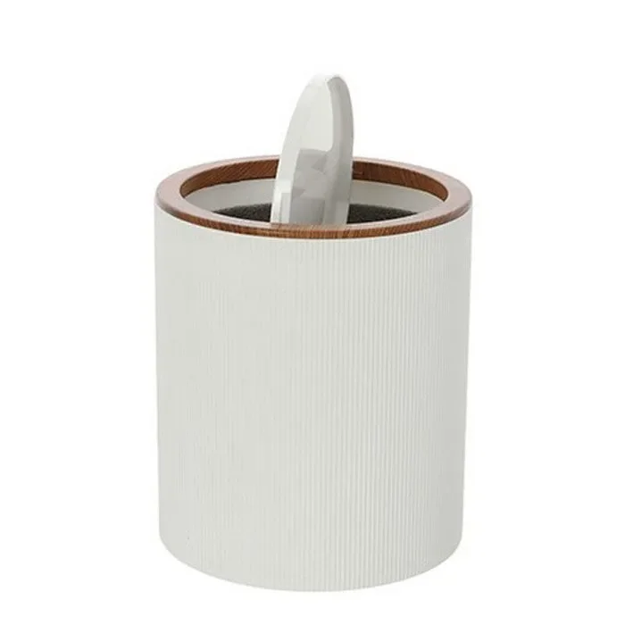 Pattumiera tonda da bagno in plastica 5 litri – London - immagine 2