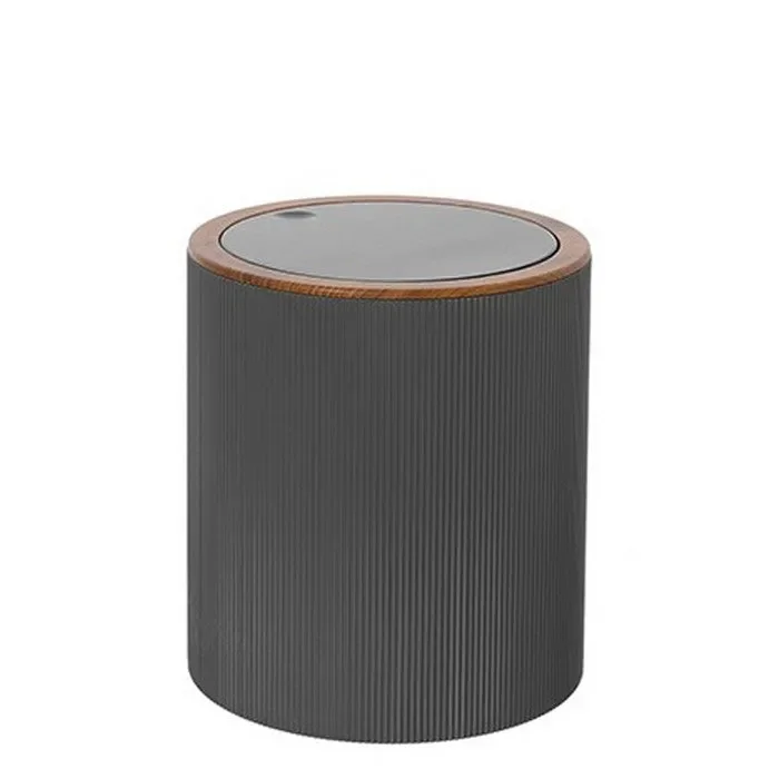 Pattumiera tonda da bagno in plastica 5 litri – London - immagine 3