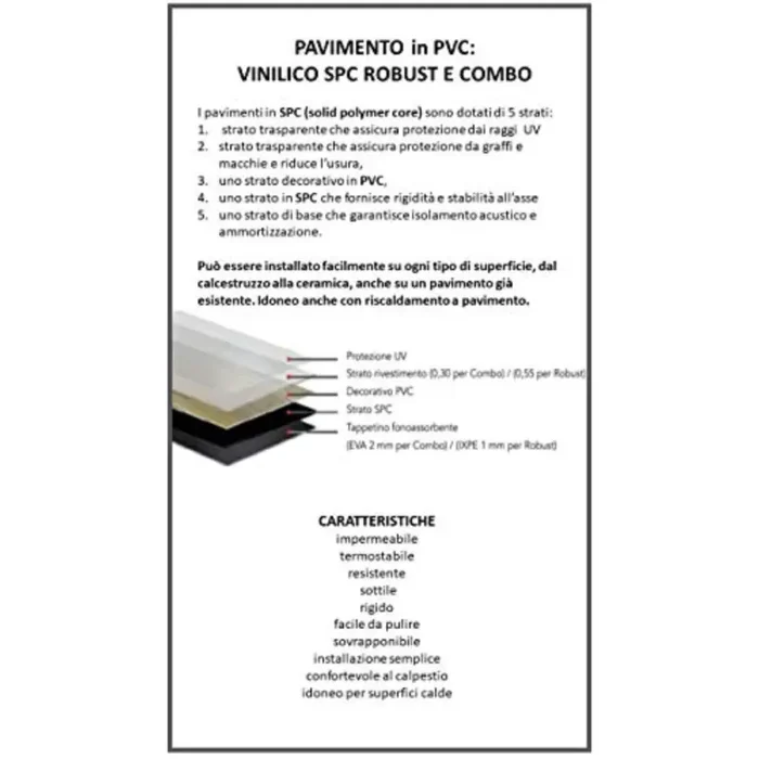 PAVIMENTO VINILICO SPC ROBUST ROVERE NATURALE ARIZONA – CONF. DA 2,196 MQ - immagine 3