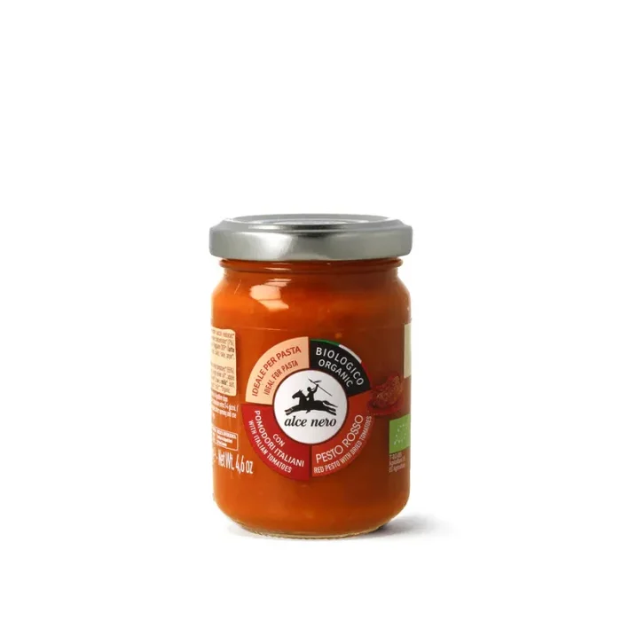 Pesto rosso biologico 130 gr – Alce nero