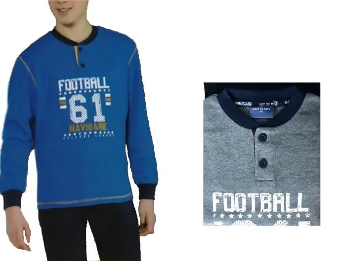 PIGIAMA BAMBINO INVERNALE IN CALDO COTONE NAVIGARE ART. 16360 COL. E MIS. A SCELTA