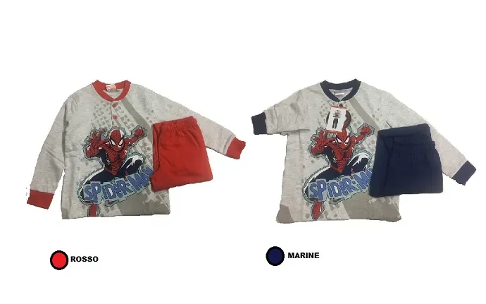 Pigiama bimbo Marvel Spiderman art B2MV16196 colore a scelta misura a scelta