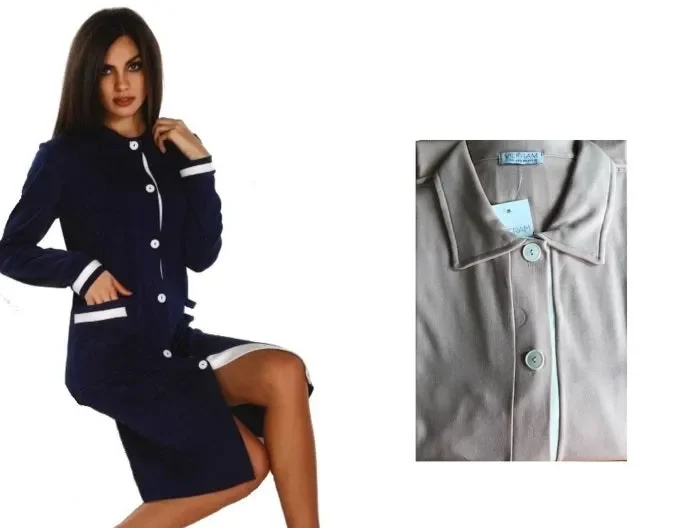 PIGIAMA DONNA IN CALDO COTONE VILFRAM ART. 11442 COL. E MIS. A SCELTA Moda