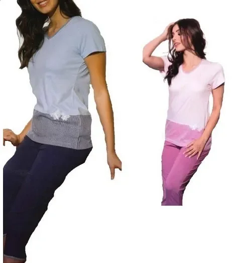 Pigiama donna in cotone primaverile Kissimo art. 21D2010 col. e mis. a scelta