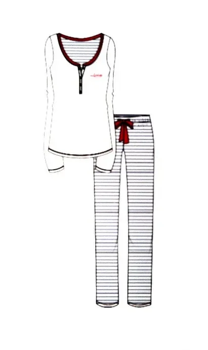 Pigiama Donna in cotone primaverile Liabel Art 0PDE22 JLS2 Colore a scelta Misura a scelta - immagine 2