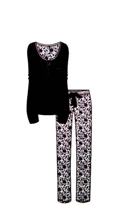 Pigiama Donna in cotone primaverile Liabel Art 0PDE22 JLS3 100% Cotone Colore a scelta Misura a scelta - immagine 2