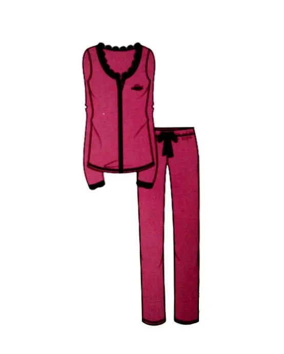 Pigiama Donna in cotone primaverile Liabel Art OPDE22 JLA1F Colore a scelta Misura a scelta - immagine 2