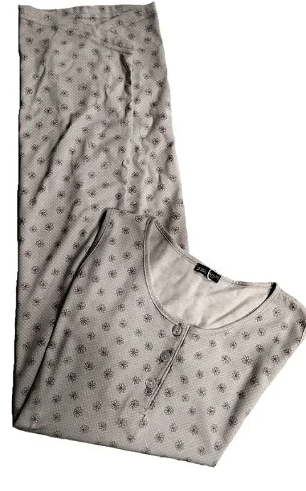 Pigiama Donna in cotone primaverile Stella Due G Art D8494 Colore a scelta Misura a scelta - immagine 2