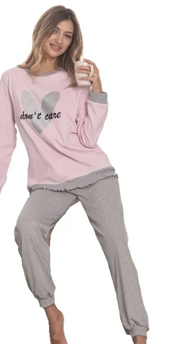 Pigiama donna interlock Rossoporpora art ISIDE colore e misura a scelta