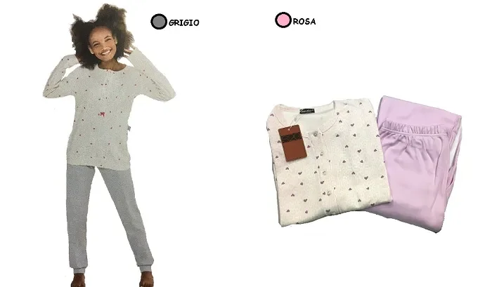 Pigiama donna interlock S2G art D8270 colore a scelta misura a scelta