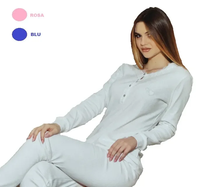 Pigiama donna interlock Vilfram art 50727 colore e misura a scelta