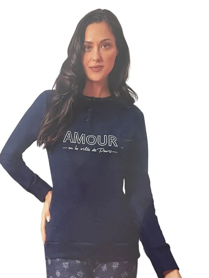 Pigiama Donna Nottingham Art PG41999-BL