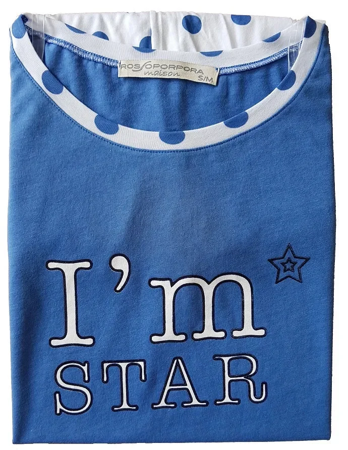 PIGIAMA DONNA ROSSOPORPORA ART CARLOTTA COLORE E MISURA A SCELTA - immagine 2