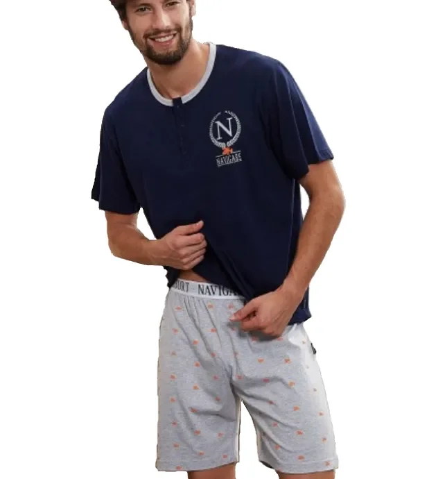 Pigiama Estivo Uomo Navigare Art B2141311 Colore a scelta Misura a scelta